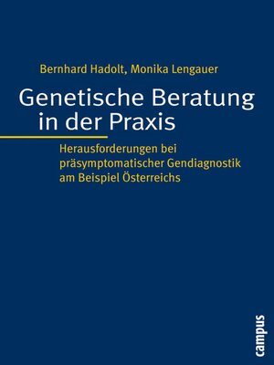 cover image of Genetische Beratung in der Praxis